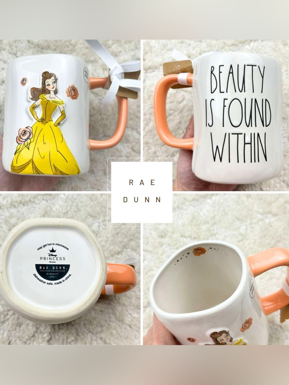 Rae Dunn Disney Princess Mug